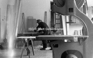 Tischlerei in Resse 1968 // FS V 031841 ISG © Stadt Gelsenkirchen