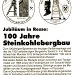 Gedenkmünze Zeche Ewald in ResseFoto: Bergbausammlung Rotthausen