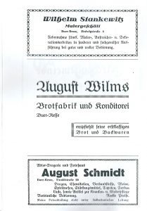 Werbung 1936 Buer-Resse